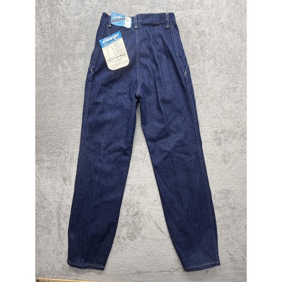 Vintage Wrangler Misses Jeans Womens 8 Blue High Rise Tapered Denim 25x31 - Picture 5 of 7